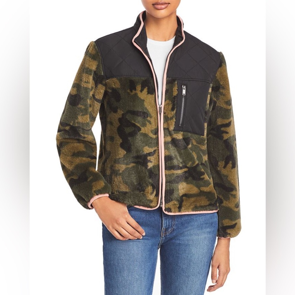 Rails Camouflage Jacket with Black Accents